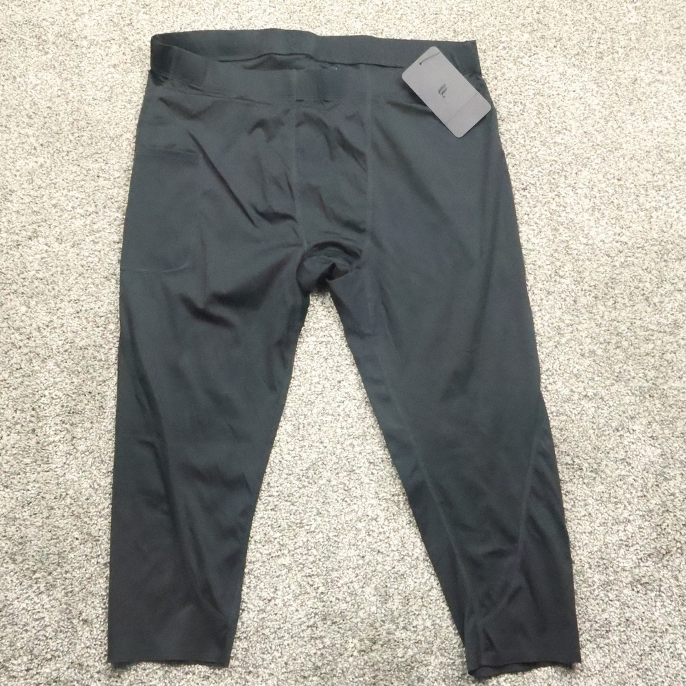 Fabletics Men's Baseline 3/4 Compression Tights Black Size XXL NWT